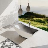  Bồn tắm bằng mineral glass composite Serene Cotton - Shadow 