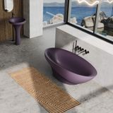  Bồn tắm bằng mineral glass composite Silva Purple 