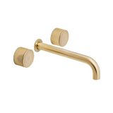  Vòi chậu lavabo gắn tường bằng đồng Sirius - 3229 