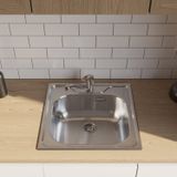  Chậu rửa chén bát stainless steel 1 hố SRU48 