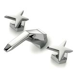  Vòi chậu lavabo 3 lỗ bằng đồng Stella - 3224 
