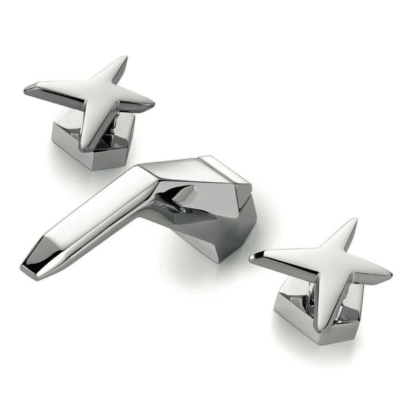  Vòi chậu lavabo 3 lỗ bằng đồng Stella - 3224 