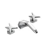  Vòi chậu lavabo 3 lỗ bằng đồng Stella - 3224 