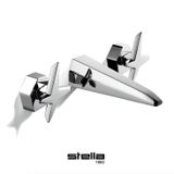  Vòi chậu lavabo gắn tường bằng đồng Stella - 3863 