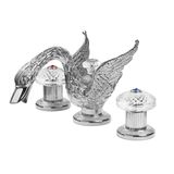  Vòi chậu lavabo 3 lỗ bằng đồng Swan - 3224 