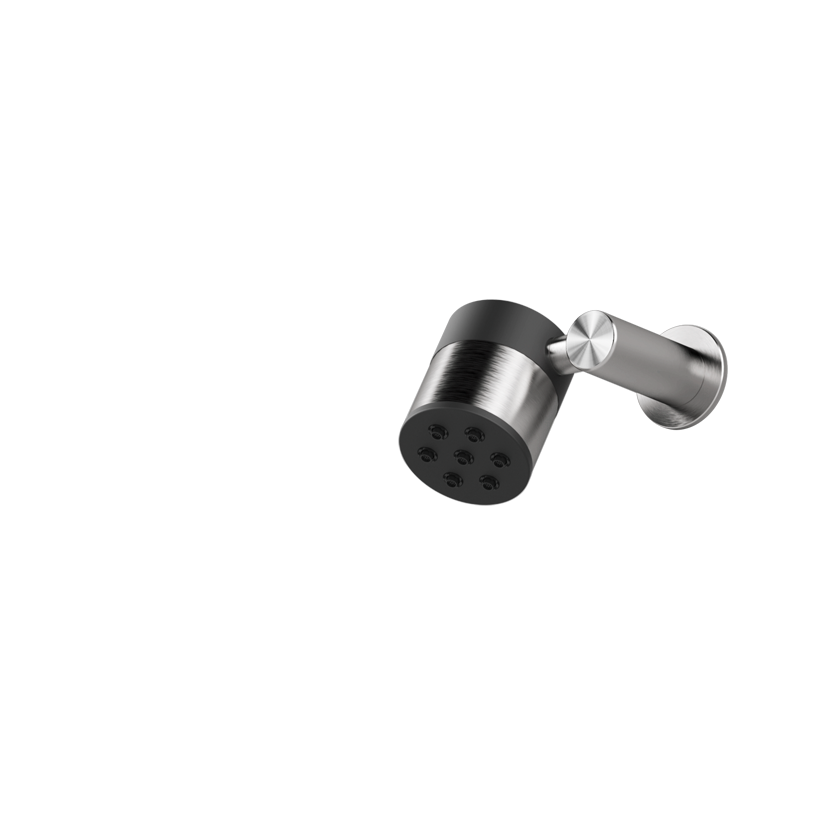  Bát sen gắn tường Ø70mm phong cách spa Radomonte Wellness stainless steel - SWN3 