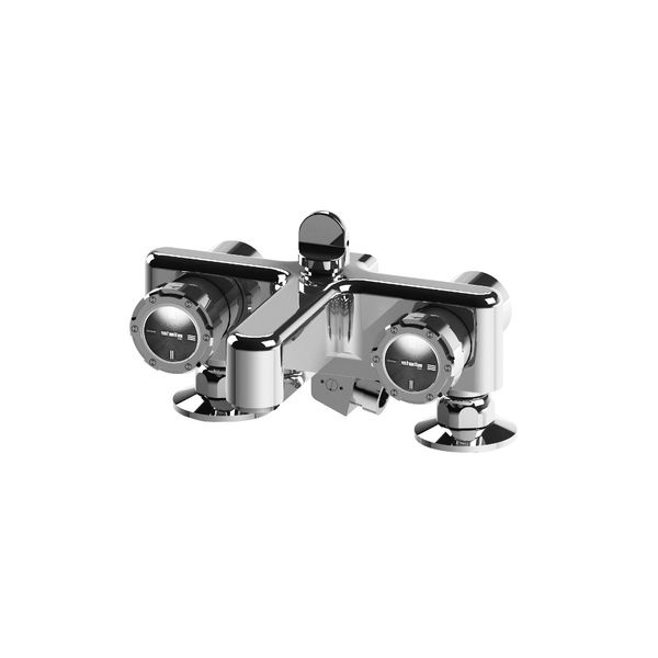  Vòi bồn tắm gắn thành có vòi sen cầm tay bằng đồng Timeaster - 3267RG-52 