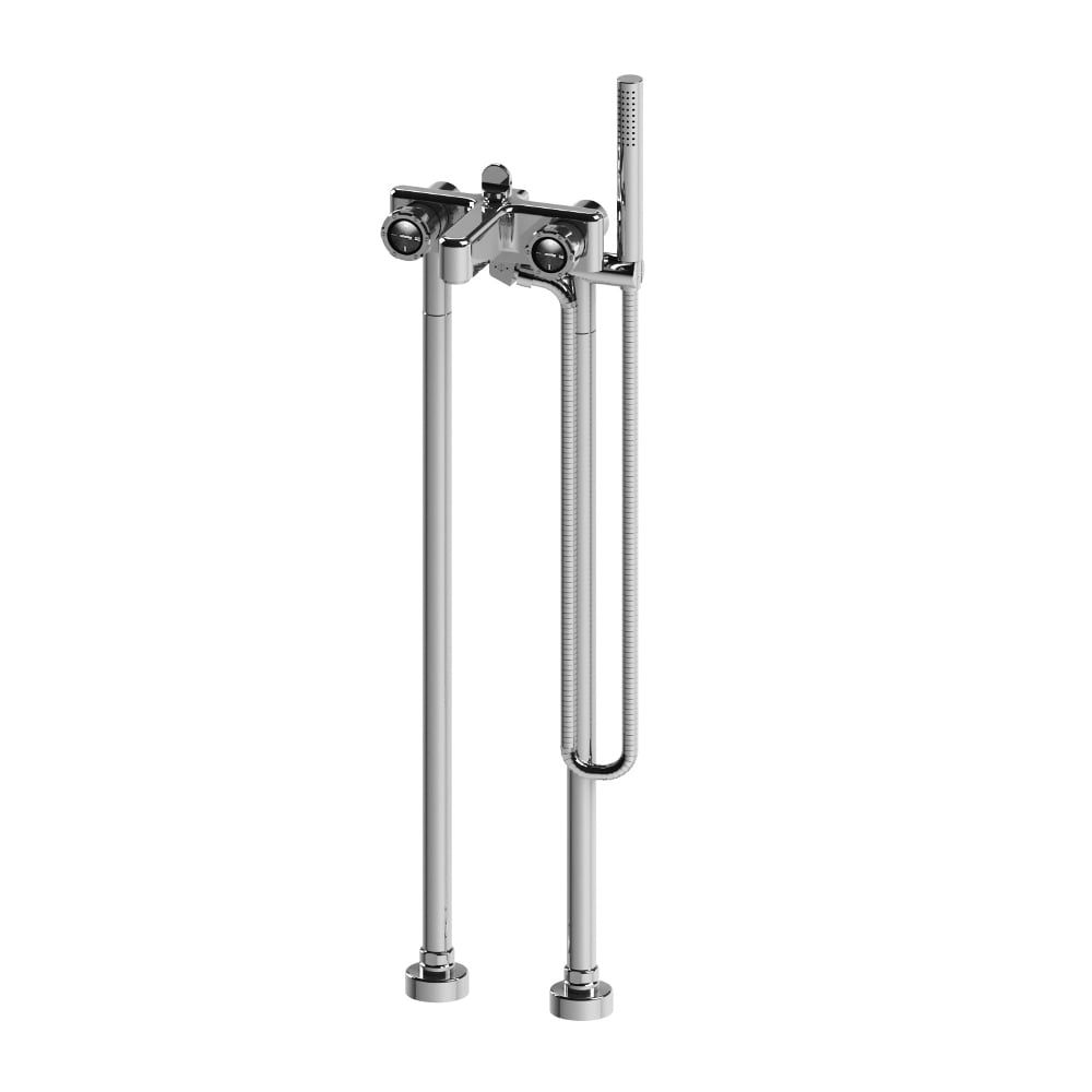  Vòi bồn tắm gắn sàn có vòi sen cầm tay bằng đồng Timeaster - 3267CL306-52 