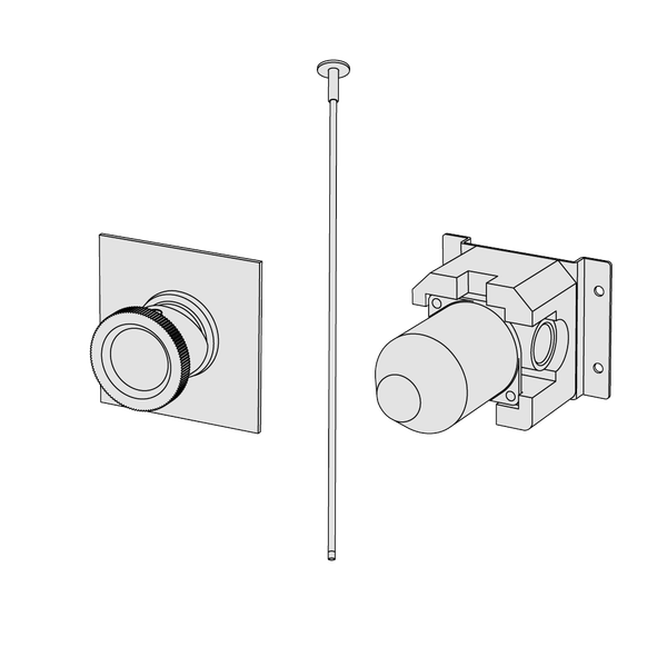  Vòi chậu lavabo âm trần bằng đồng Tibò - TIB21-TIB26 