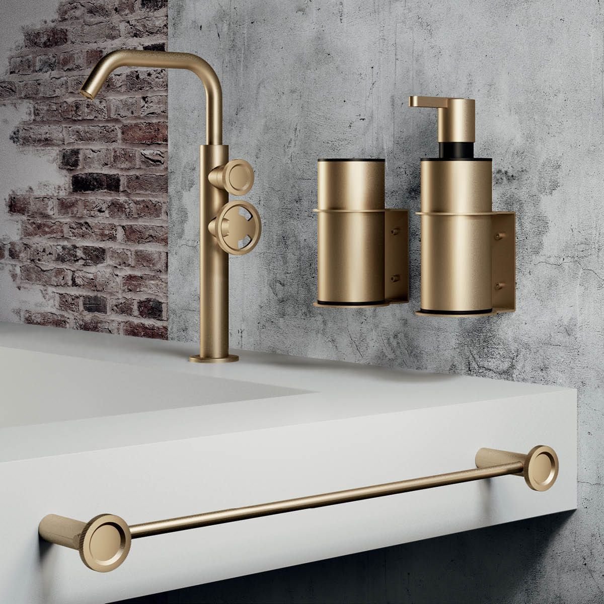  Vòi chậu lavabo cao 370mm bằng đồng Tibò - TIB3C 