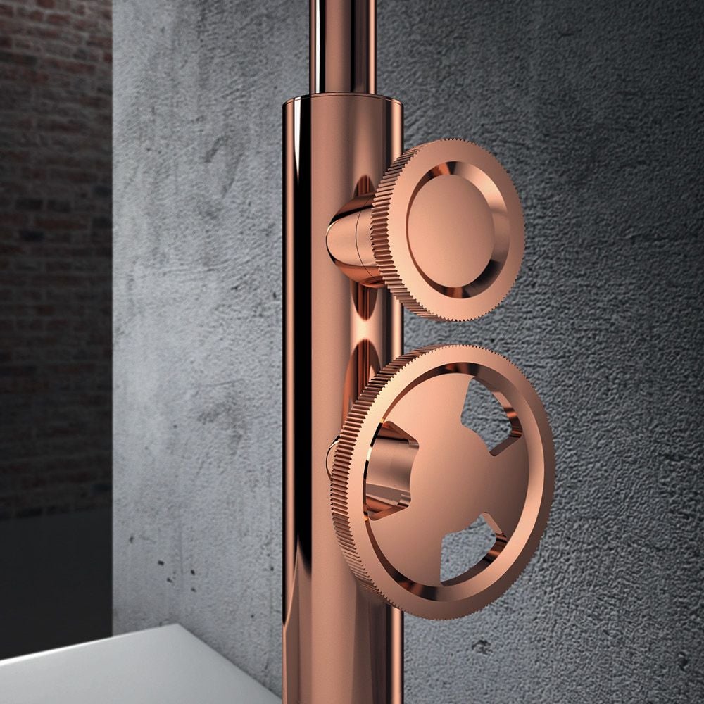  Vòi chậu lavabo cao 370mm bằng đồng Tibò - TIB3C 