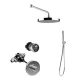  Vòi sen gắn tường điều chỉnh nhiệt độ có sen cầm tay bằng đồng Timeaster - 0153-65 