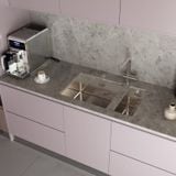  Chậu rửa chén bát stainless steel 1 hố TKI20 