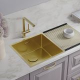  Chậu rửa chén bát stainless steel 1 hố TKI44 