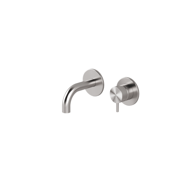  Vòi chậu lavabo gắn tường 2 lỗ dài 100mm bằng stainless steel Toki - TKN17 