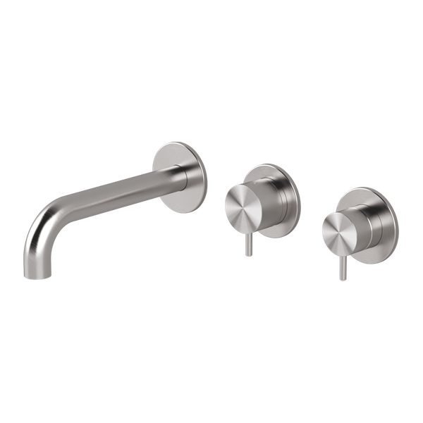  Vòi bồn tắm gắn tường 3 lỗ 3 đầu ra dài 190mm bằng stainless steel Toki - TKV88 