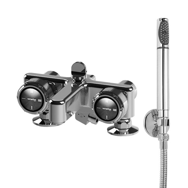  Vòi bồn tắm gắn thành có vòi sen cầm tay bằng đồng Timeaster - 3267RG-65 