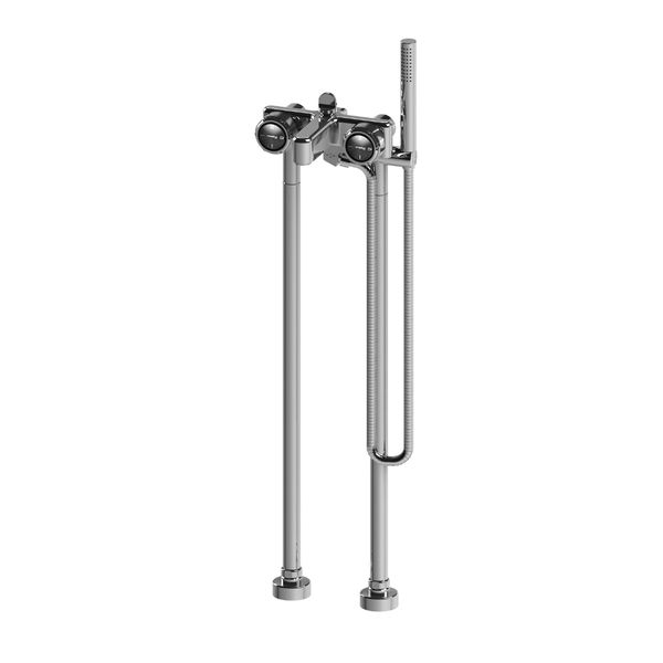  Vòi bồn tắm gắn sàn có vòi sen cầm tay bằng đồng Timeaster - 3267CL306-65 