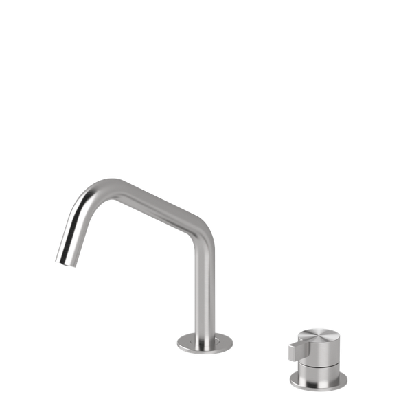  Vòi chậu lavabo xoay 2 lỗ cao 200mm bằng stainless steel Toox - TQN31 