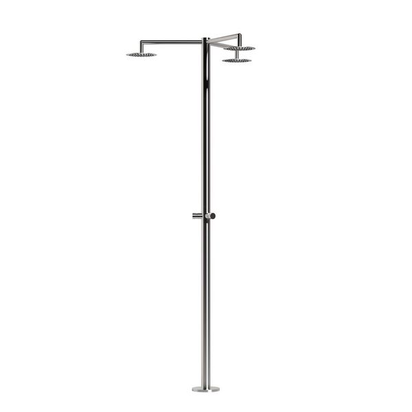  Sen cây ngoài trời ba tay sen bát sen ∅200mm bằng stainless steel 316L - TripleH-MS 