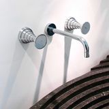  Vòi chậu lavabo gắn tường bằng đồng Titian - 3863 