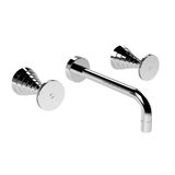  Vòi chậu lavabo gắn tường bằng đồng Titian - 3863 