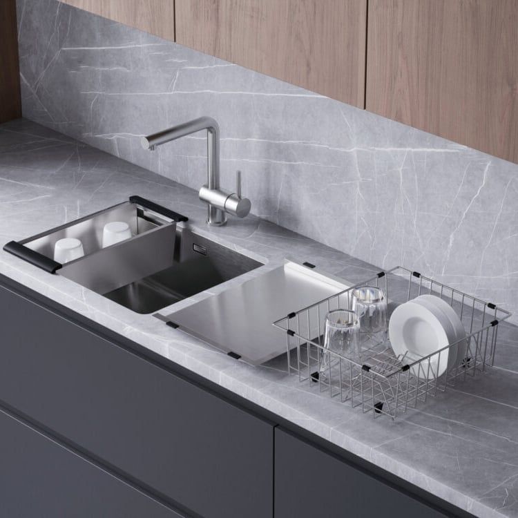 Chậu rửa chén bát stainless steel 1 hố TZV54ULT 