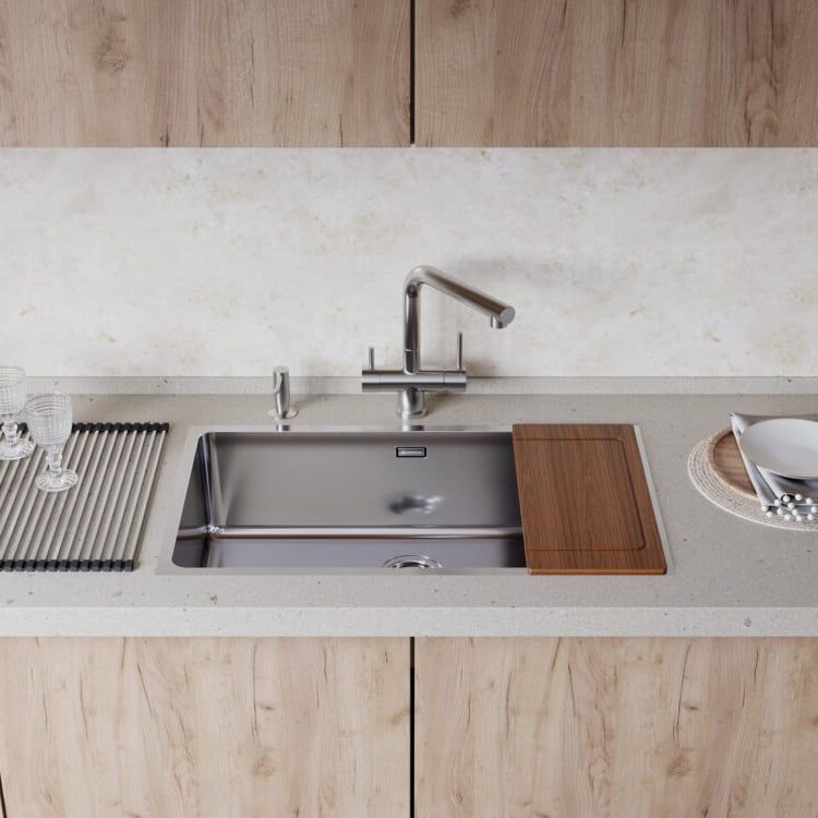  Chậu rửa chén bát stainless steel 1 hố TZV75 
