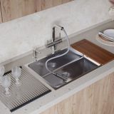  Chậu rửa chén bát stainless steel 1 hố TZV75 