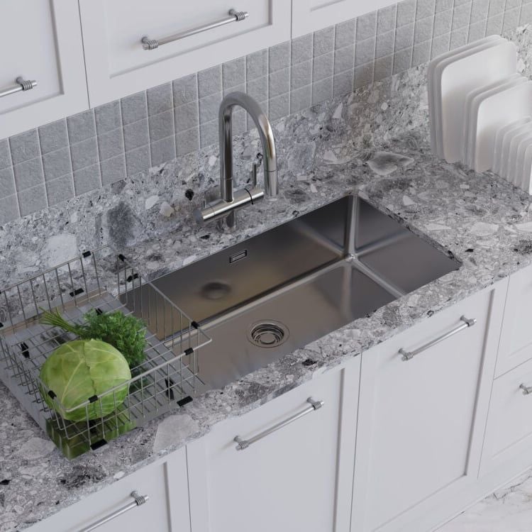  Chậu rửa chén bát stainless steel 1 hố TZV75 