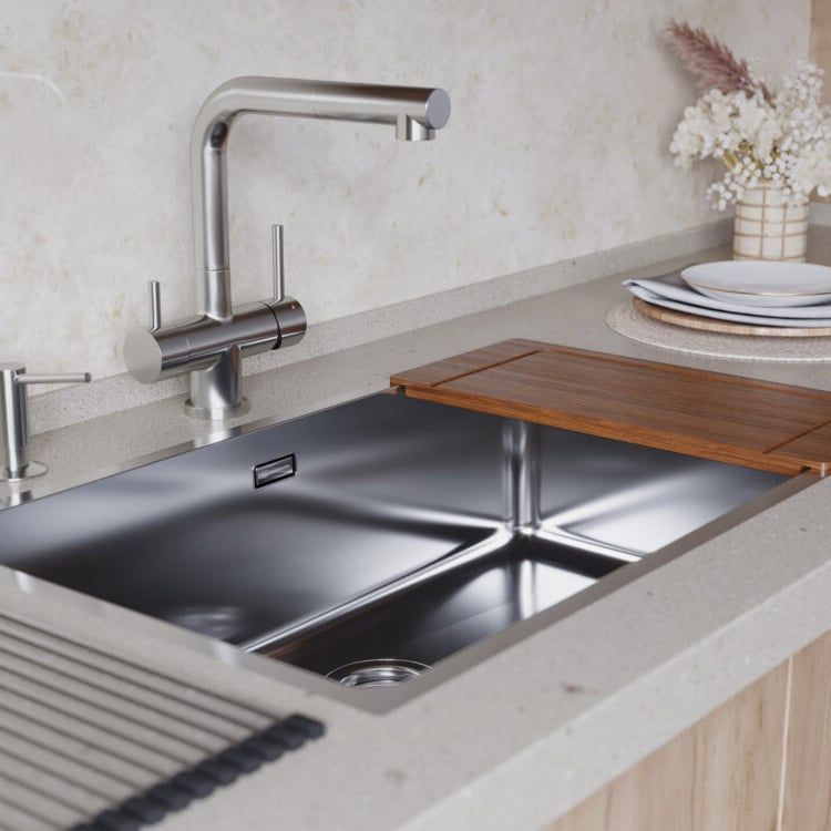  Chậu rửa chén bát stainless steel 1 hố TZV75 