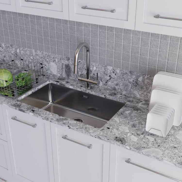  Chậu rửa chén bát stainless steel 1 hố TZV75 