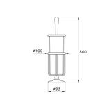  Cọ chà rửa vệ sinh toilet, phòng tắm đặt sàn cổ điển Italica - 1054 