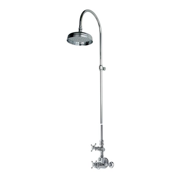  Sen cây gắn tường điều chỉnh nhiệt độ cổ điển bằng đồng Villa D'Este - Shower2 