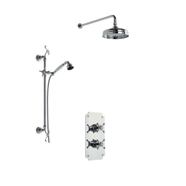  Vòi sen gắn tường cổ điển bằng đồng Villa D'Este - WShower2 