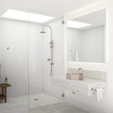  Sen cây gắn tường bát sen 200/300mm bằng đồng MChampagne 