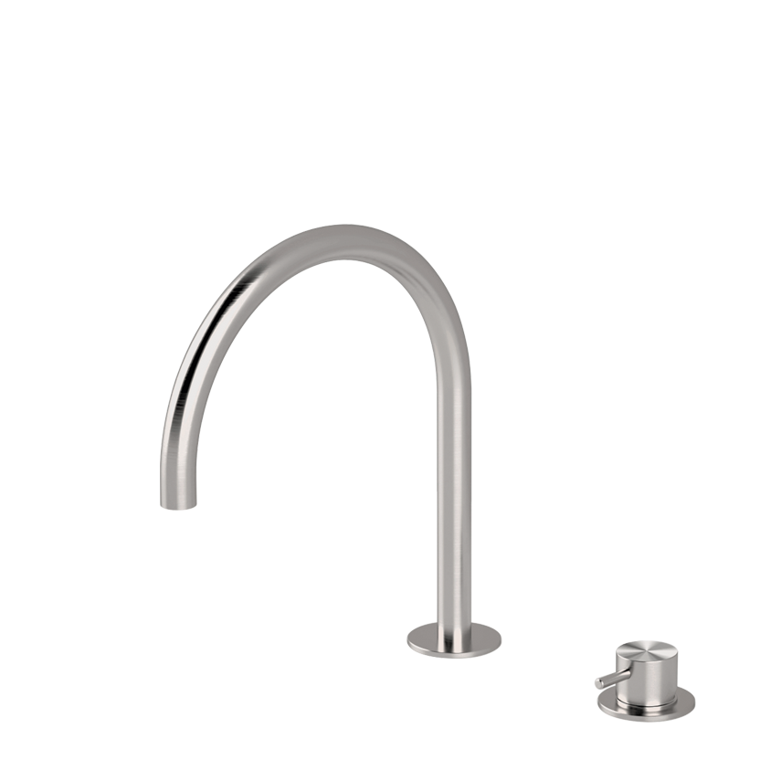  Vòi chậu lavabo xoay 2 lỗ cao 270mm bằng stainless steel Zero - ZER32 