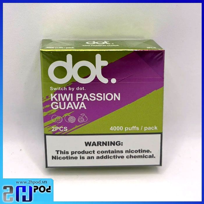  Dotmod Switch vị Kiwi Chanh leo Ổi - Kiwi Passion Guava 