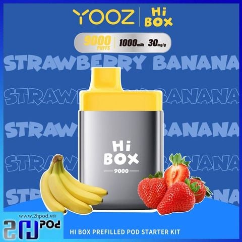  Đầu Pod YOOZ Hi Box vị Dâu Chuối - Strawberry Banana (Closed Pod) 