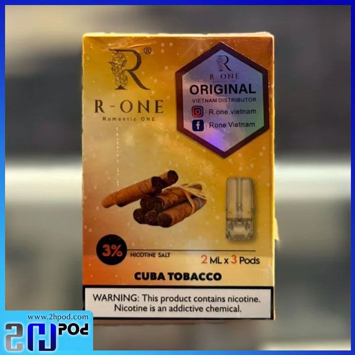  Đầu Pod R-One vị Cigar Cuba (Cuba Tobacco) 