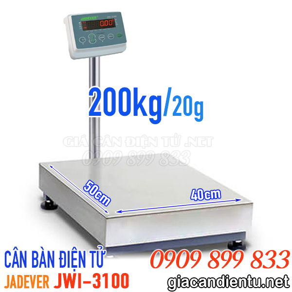 Cân điện tử JWI-3100 200kg TpHCM Bình Phước