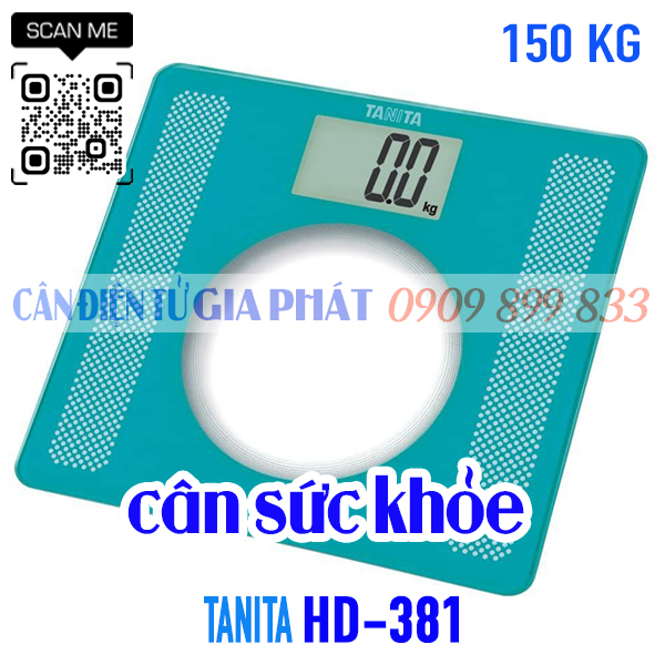 Cân điện tử cân người 150kg Tanita HD-381 Nhật