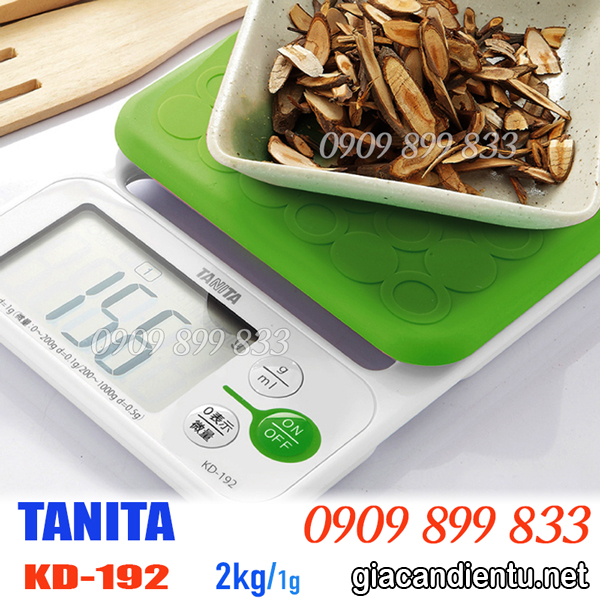 Cân điện tử Tanita KD192 2kg cân làm bánh cân thuốc bắc