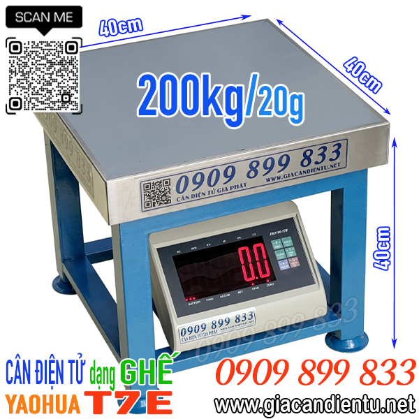Cân điện tử XK3190-T7E 200kg cân nông sản cân gà vịt heo TpHCM Đồng Nai