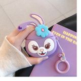  Vỏ tai nghe hoạt hình dễ thương có móc khóa cho Airpods Pro và Airpods 3 
