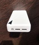  Sạc dự phòng 20.000 mAh 2 cổng sạc vào Type C và Micro USB, 2 cổng ra USB 