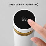  Bình pha trà giữ nhiệt thông minh có hiển thị nhiệt độ 