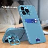  Ốp điện thoại có giá đỡ máy ảnh và ngăn đựng thẻ cho iPhone 