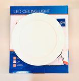  Đèn Led âm trần hình tròn siêu mỏng 9W 