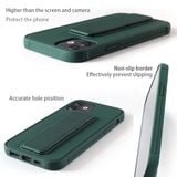  Ốp điện thoại màu trơn có dây đeo cổ tay làm giá đỡ cho iPhone 